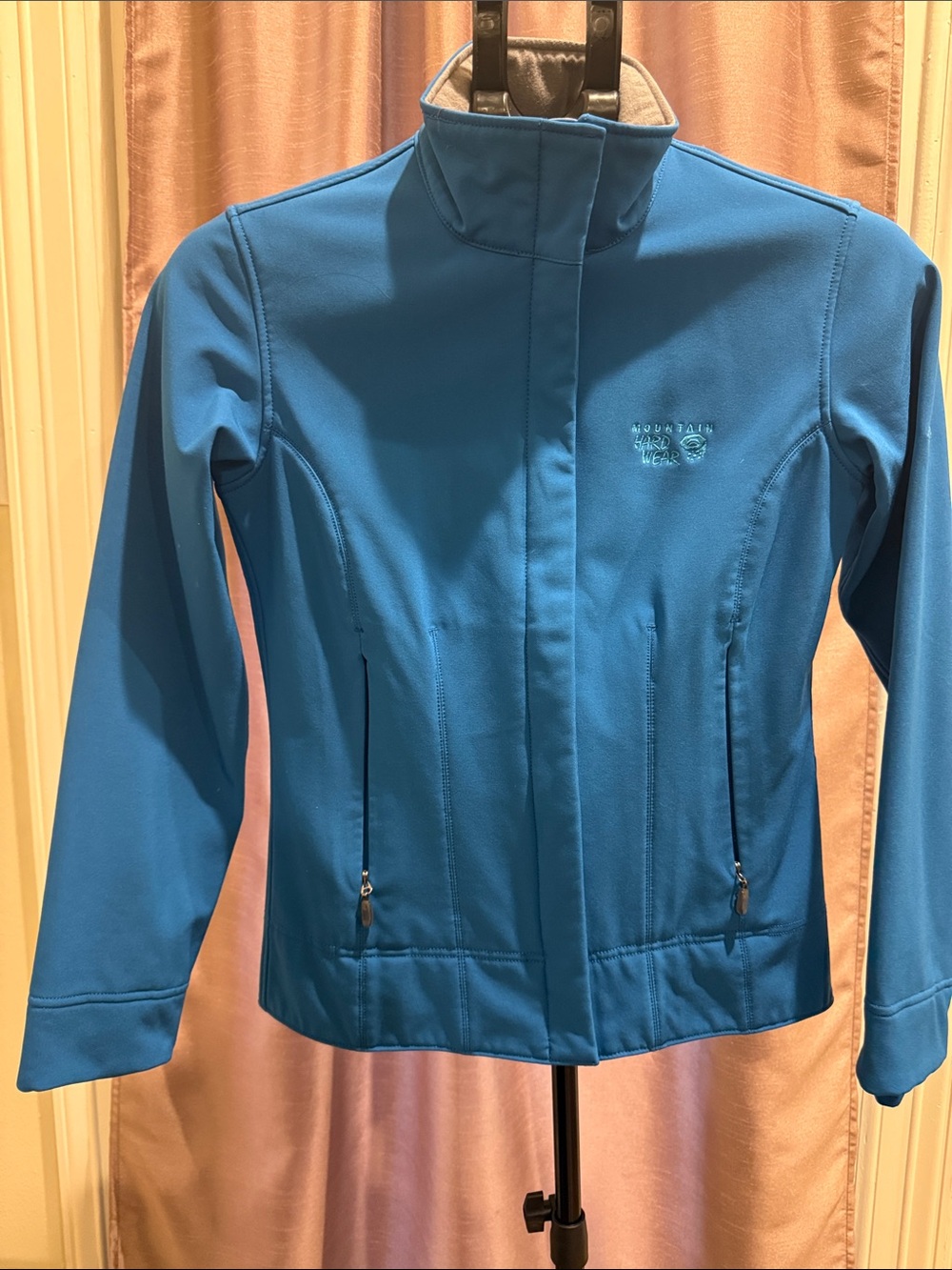 Mountain Hardwear Women's Teal Blue Softshell Jacket